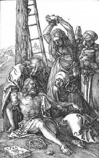 Albrecht Durer Lamentation over Christ Germany oil painting art